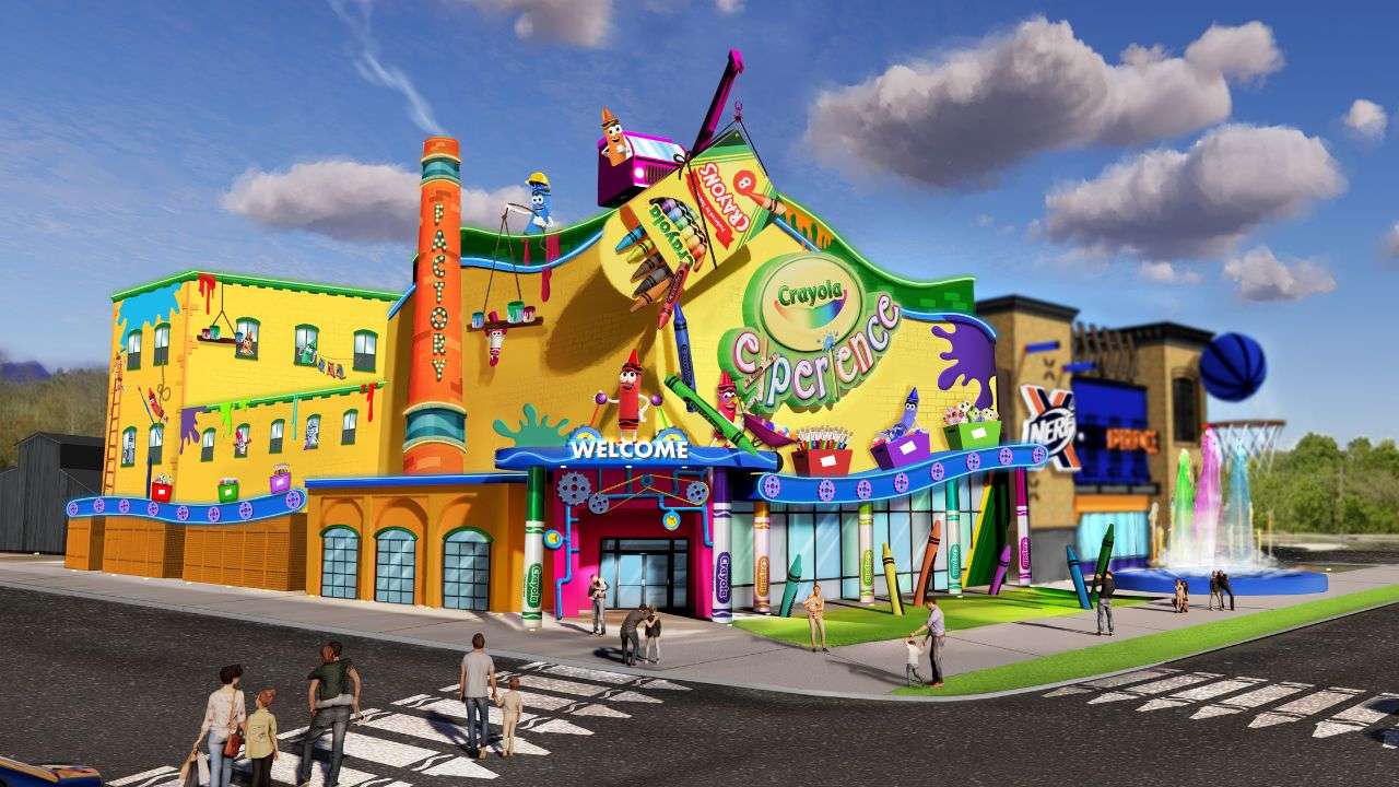 Crayola and Nerf Experience Top Pigeon Forge Attractions Coming Soon