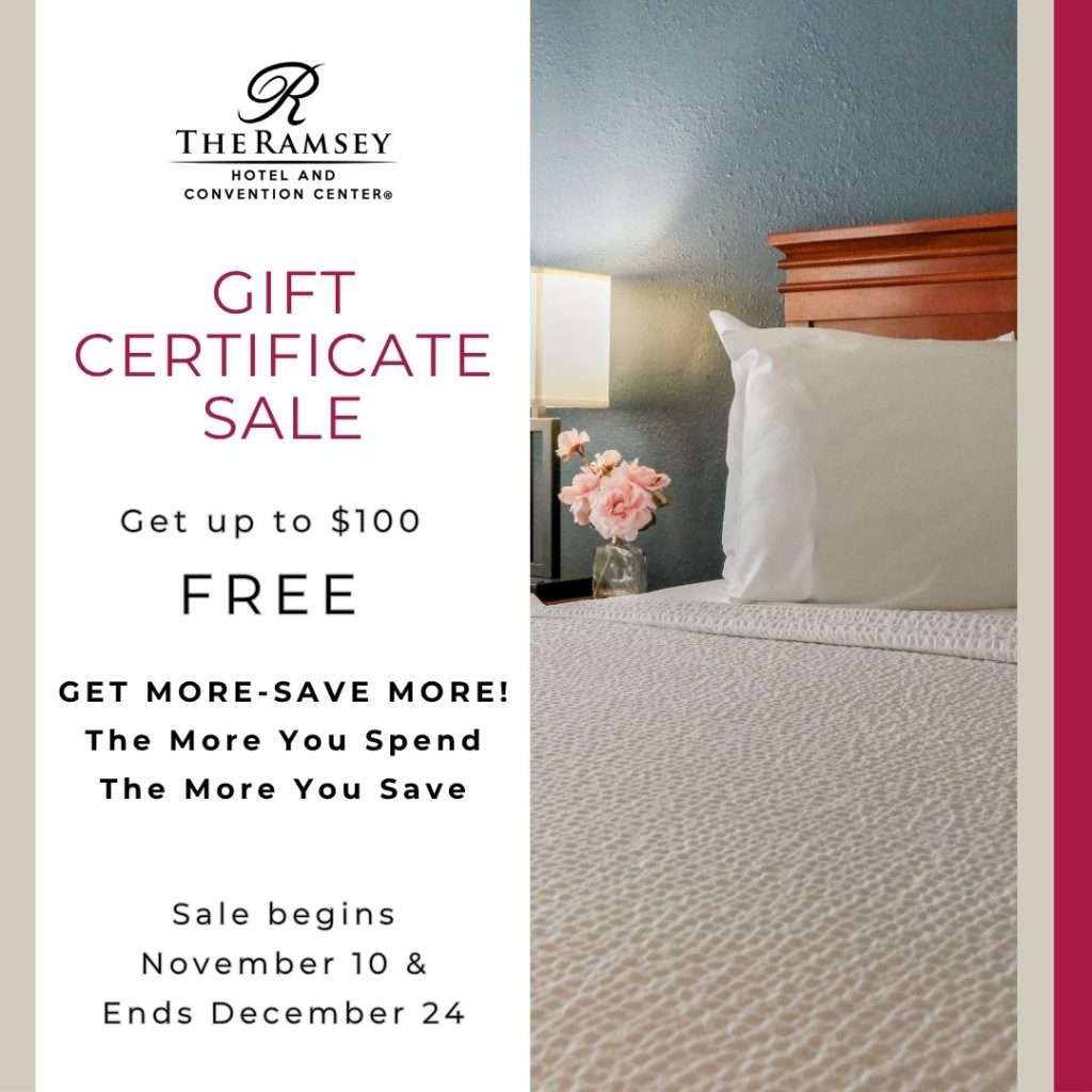 Gift Certificate Sale at The Ramsey Hotel in Pigeon Forge (4)