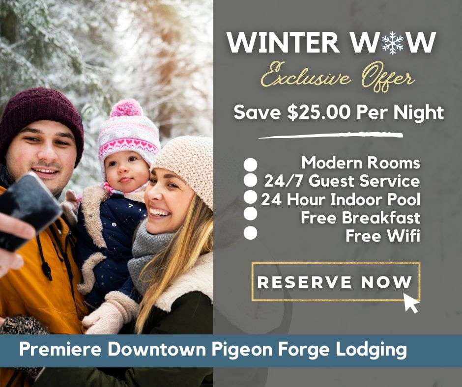 Pigeon Forge Winter Hotel Discounts at Top Pigeon Forge Hotel